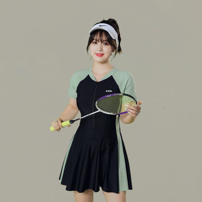 Wholesale Swimsuit Sports Conservative Seaside Swimsuit