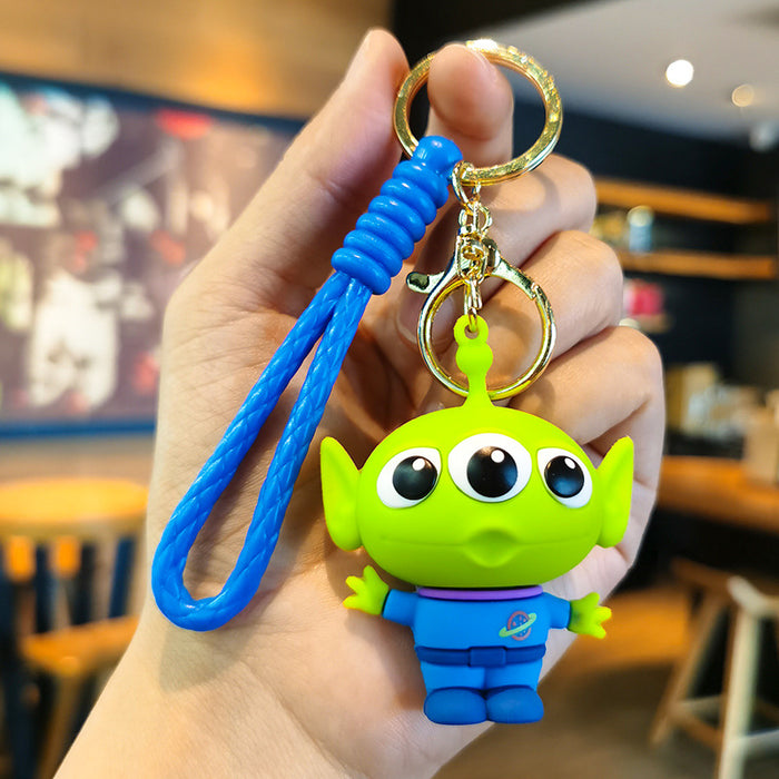 Wholesale PVC Cartoon Three-dimensional Keychain JDC-KC-TingM313