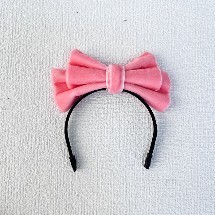 Wholesale Doll clothes sit party cloth cloth clothes accessories velvet bow hairband