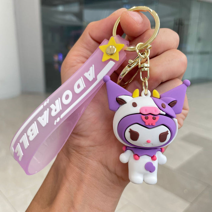 Wholesale Keychain Cute Doll Car Keychain Men's and Women's Bag Pendant