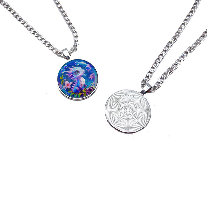Wholesale Luminous Zodiac Alloy Necklace