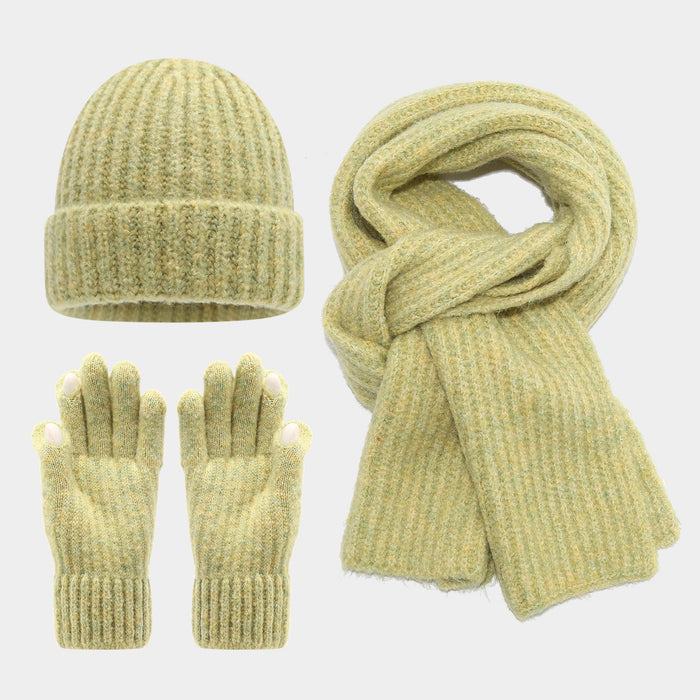 Wholesale Artistic finger-split touchscreen winter warm Hat Set