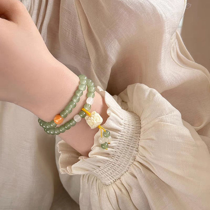 Wholesale Double layered beaded bracelet for women, simple, cold and refreshing bracelet