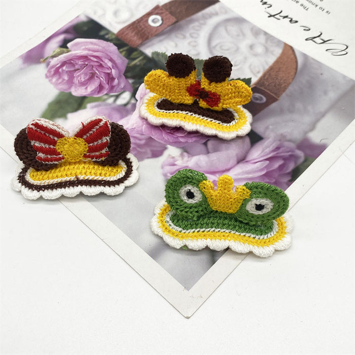 Wholesale Hairpin Children's Cartoon Hairpin Wool Bangs Clip Baby Girl's Headwear