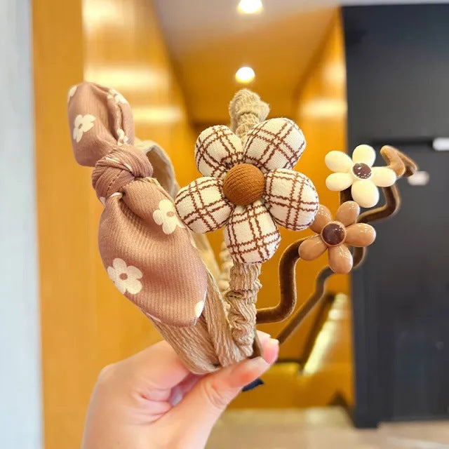 Wholesale Children' s headband girls non-slip baby hairpin headdress little girl rabbit ear bow headband