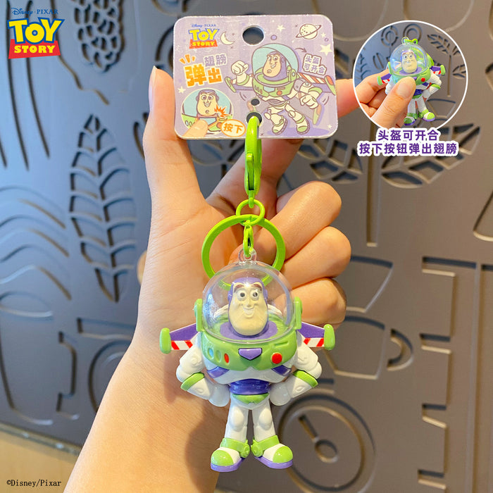 Wholesale Popping Wings Cartoon Keychain Backpack Charm For Kids Gift Bag Accessory
