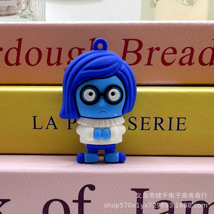 Wholesale Keychain figurine backpack pendant blind box 3D soft rubber small gift