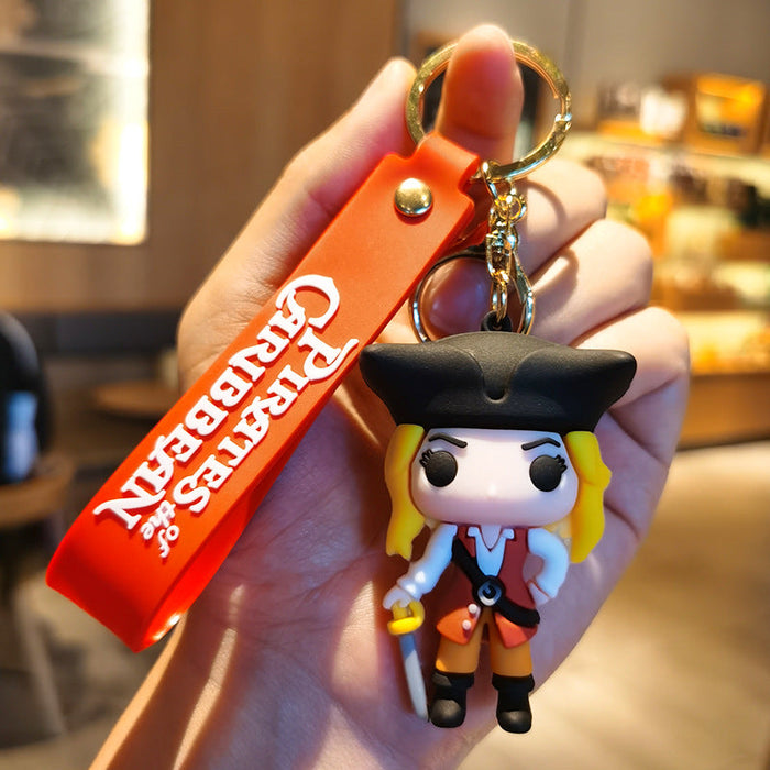 Wholesale silicone cute animation key chain （F） JDC-KC-YMeng007