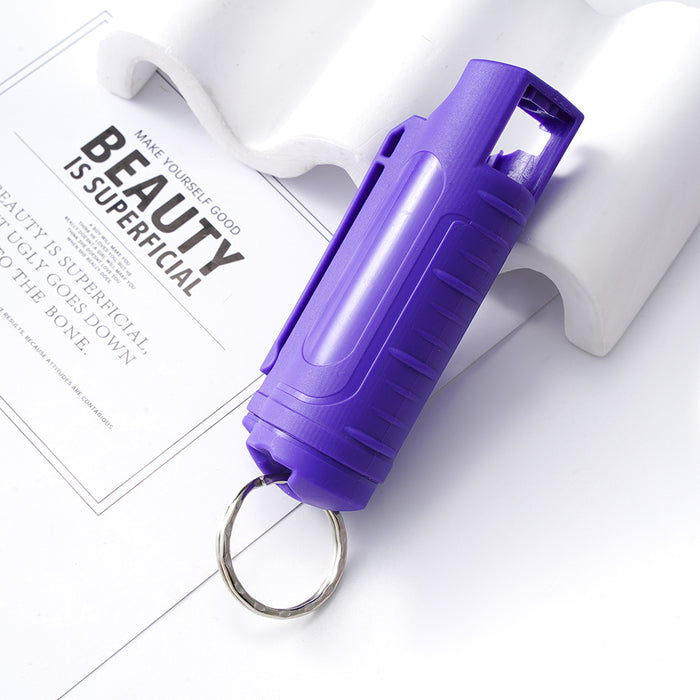 Wholesale Plastic Shell Push-type Spray Keychain JDC-KC-ZY019