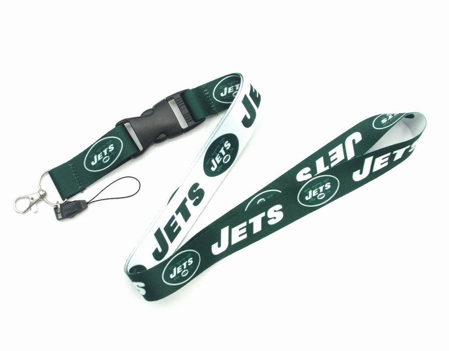 Wholesale Heat transfer rugby team lanyard club/ badge/ key/ work permit/ mobile phone sling buckle lanyard