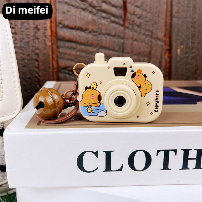 Wholesale Projection camera keychain, children's toy backpack pendant