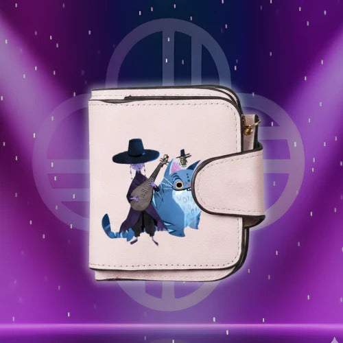 Wholesale Cute Devil Hunter PU Wallet For Women Card Holder Coin Purse Youth Campus Fashion Accessory
