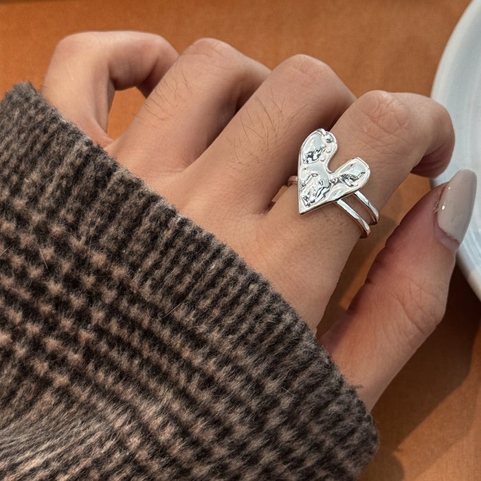 Wholesale Love ring, personalized index finger ring, simple, high-end and versatile