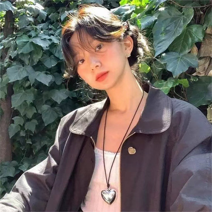 Wholesale Pendant necklace women's high-end niche long sweater chain autumn and winter accessories