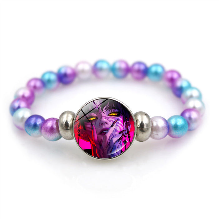 Wholesale K-POP Bracelet Girl Gift Accessory Colorful Beaded Bracelet