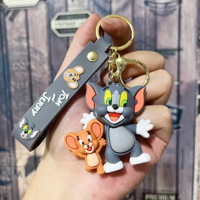 Wholesale Skateboard Key Chain Cartoon Doll School Bag Pendant Cute Pendant Small Gift