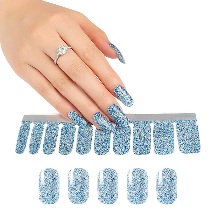 Wholesale 20 nail polish film full UV nail sticker waterproof nail sticker nail polish