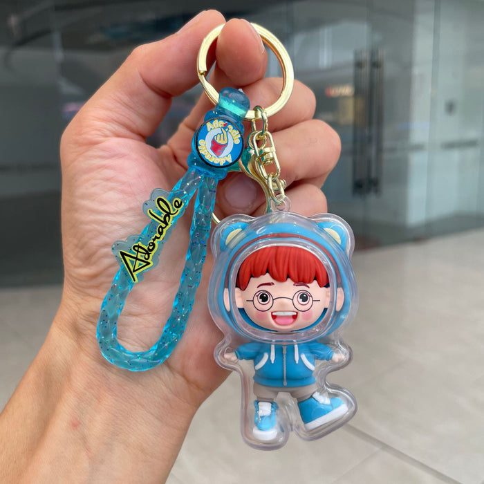 Wholesale Couple keychain, car keychain, cute doll, backpack pendant, exquisite small gift