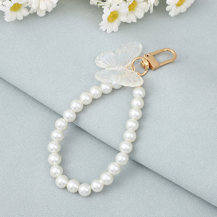 Wholesale Butterfly Flying Series Headphone Companion Keychain with Exquisite Colorful