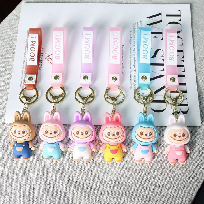 Wholesale Cute cartoon sheep keychain backpack charm