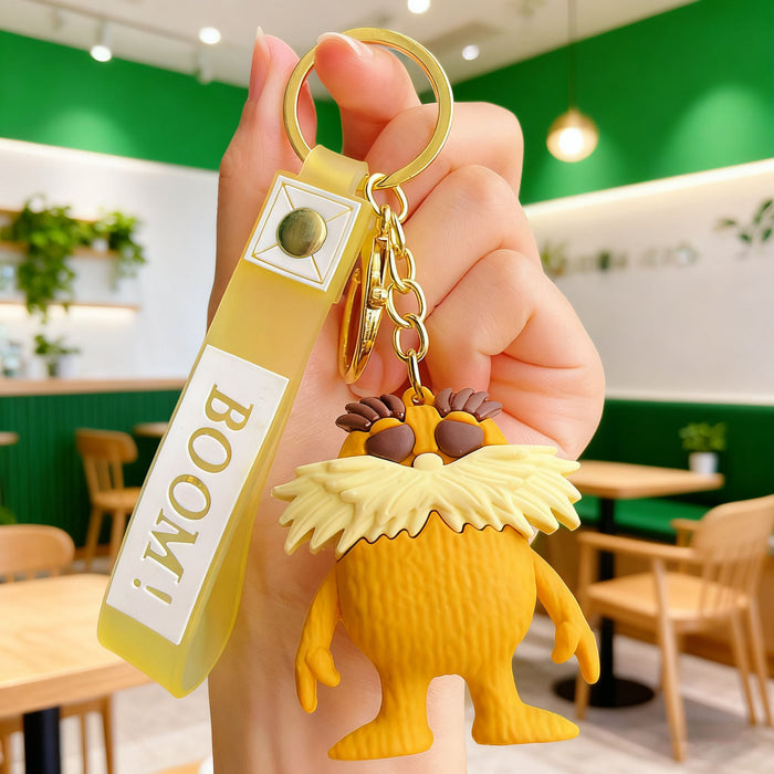 Wholesale Cartoon Silicone Little Tree Man Keychain Car Key Accessory for Gift MOQ≥2