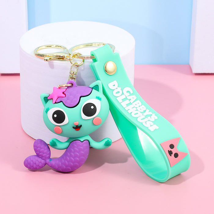 Wholesale Mermaid Cat Keychains