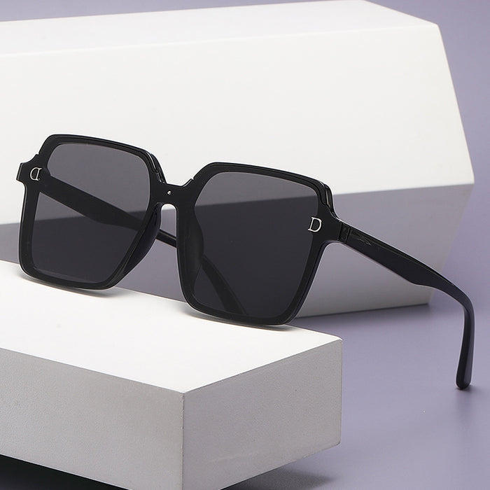 Wholesale generous frame sunscreen sunglasses women's high-end sense