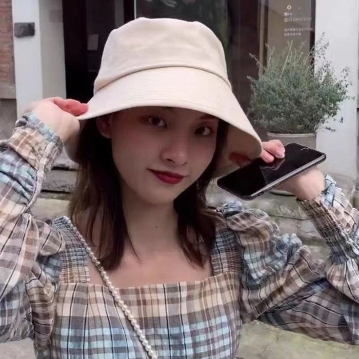 Wholesale Fisherman's hat solid color versatile