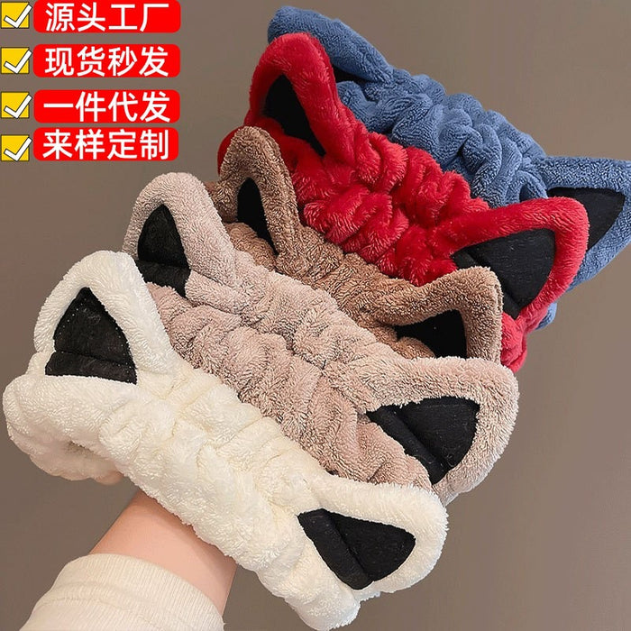 Wholesale Women' s thickened cartoon cat ear headband