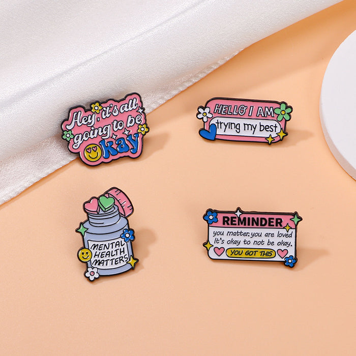 Wholesale Original drop oil alloy brooch