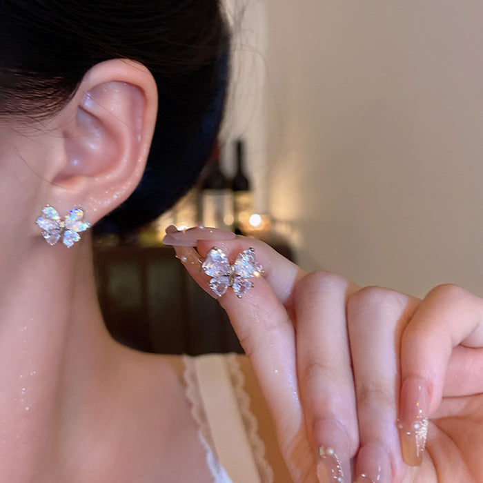 Wholesale Zircon Pearl Earrings