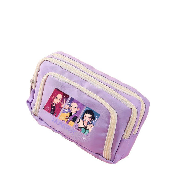 Wholesale Cute cartoon character candy-colored pencil bags for primary and secondary school students