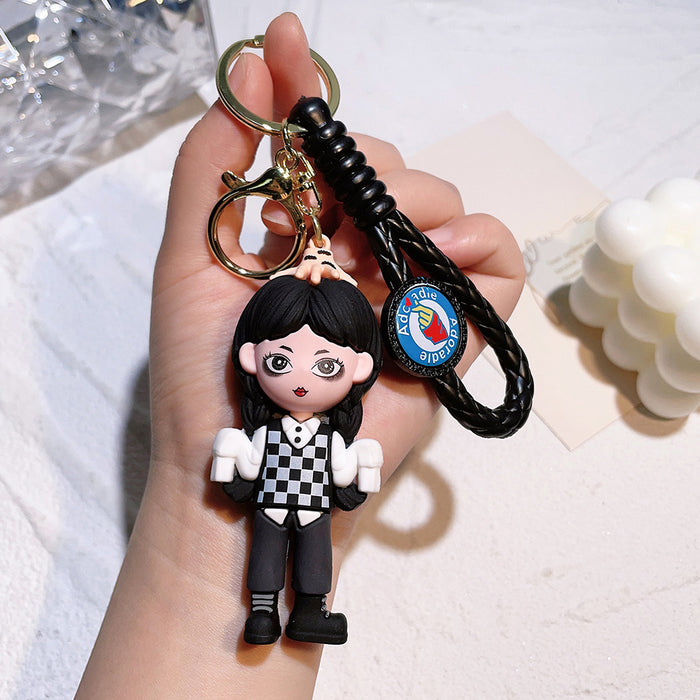 Wholesale Cartoon Silicone Doll Keychain JDC-KC-QiChao052