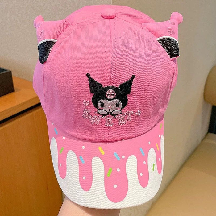 Wholesale Children's Hat Cartoon Duck Tongue Hat Western Cute Baseball Hat Sunscreen