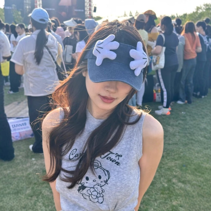 Wholesale Empty Top Hat Cute and Funny Travel Sunshade and Sun Protection