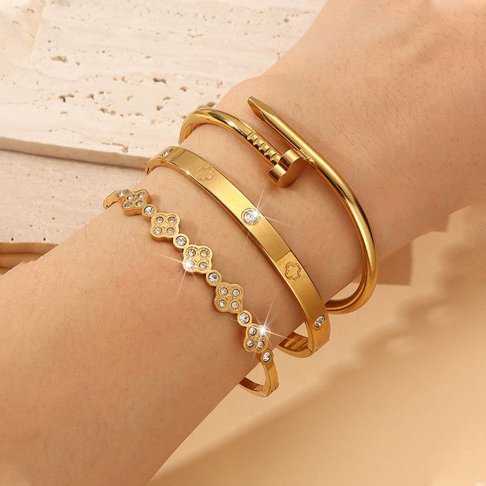 Wholesale Titanium steel premium pressure-sensitive bracelet