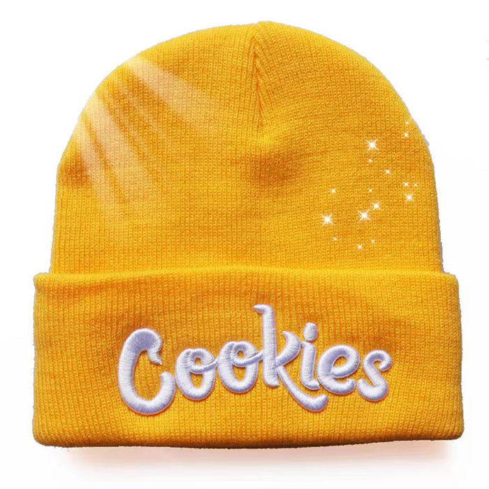 Wholesale Cookies Letters 3D Embroidered Knitted Wool Hat JDC-FH-HongHong013