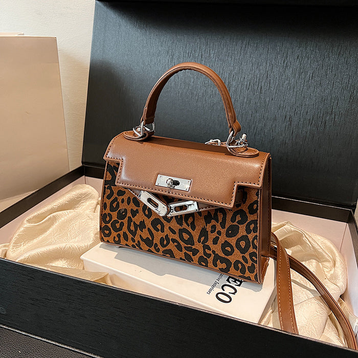 Wholesale Retro leopard print cross-body shoulder bag