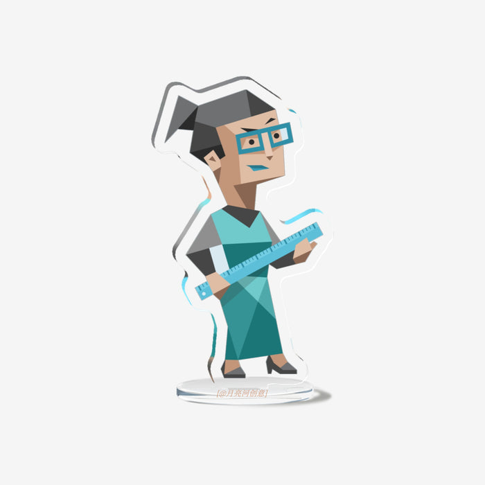 Wholesale Classic Figure Sandwich Acrylic Keychain Vertical