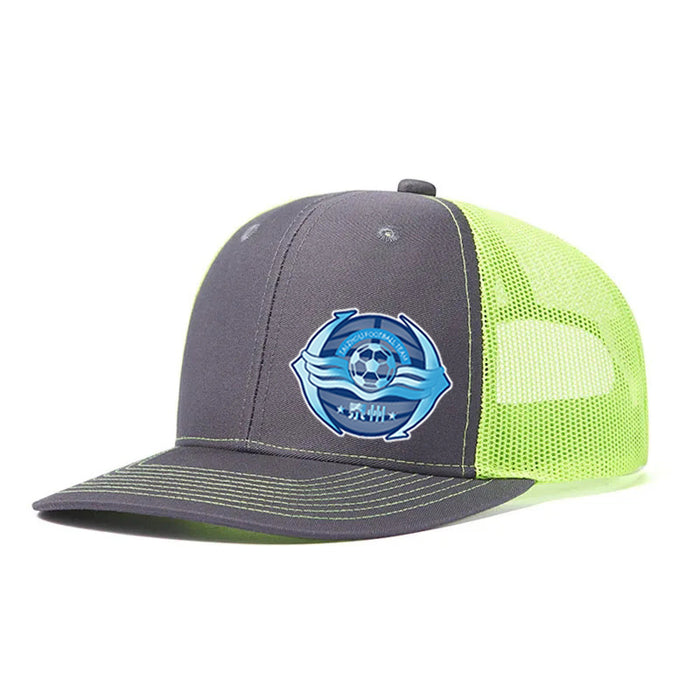 Wholesale football logo hat adult sports leisure mesh hat summer sun protection breathable