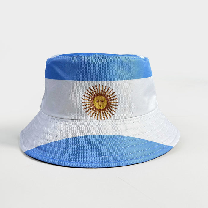 Wholesale World Cup Fisherman Hat Sun Hat Fan Supplies Reversible Bucket Hat