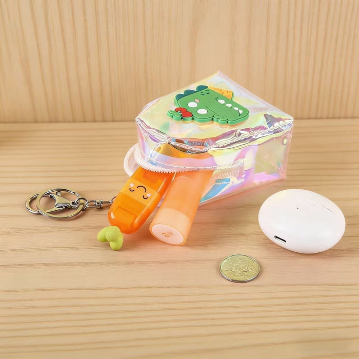 Wholesale Cartoon Fruit PVC Coin Purse Fashion Backpack Wallet