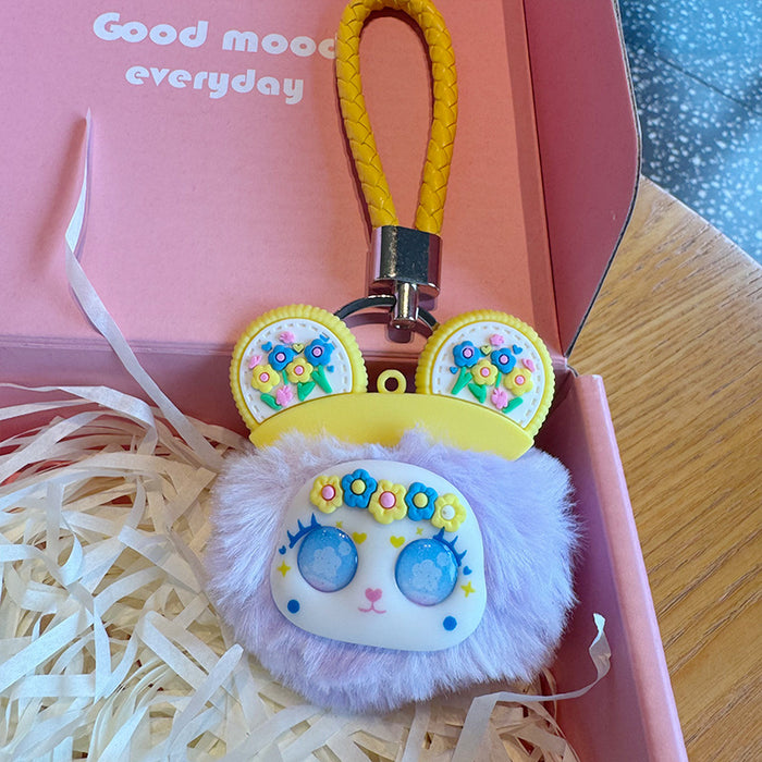 Wholesale Plush Keychain Fur Ball Pendant Soft Cute Bear Plush