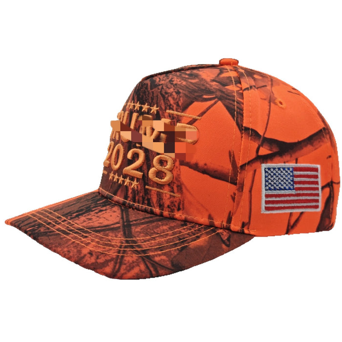 Wholesale Embroidered baseball five piece hardtop colored camouflage sunshade baseball cap