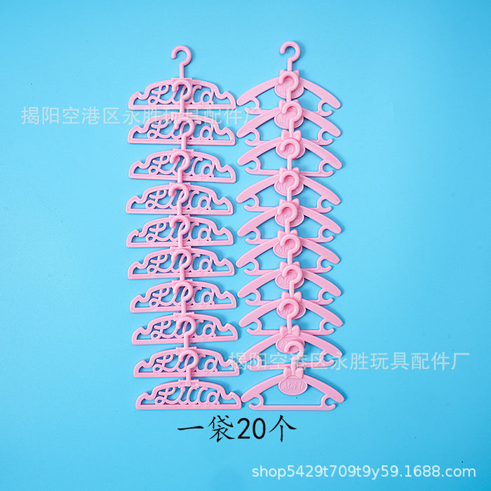 Wholesale doll toy fashion accessories cowboy hat hanger glasses