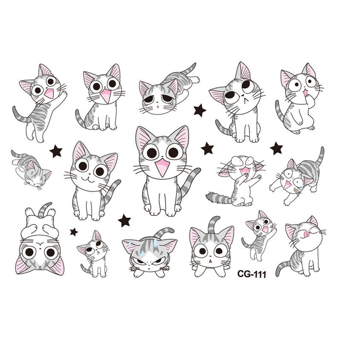 Wholesale Carttoon Tattoo Sticker Birthday Decorative Stickers