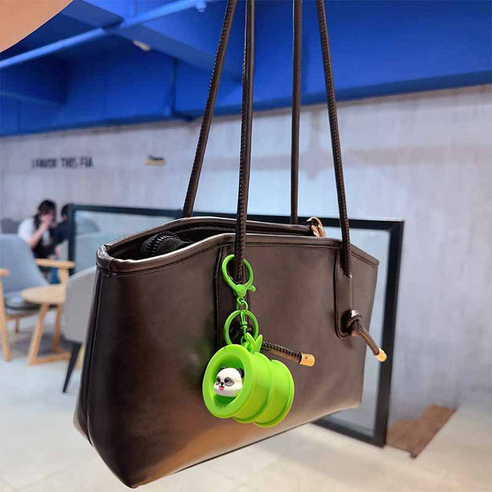 Wholesale Hugging bamboo panda, squeezing and relaxing toy, keychain, couple pendant