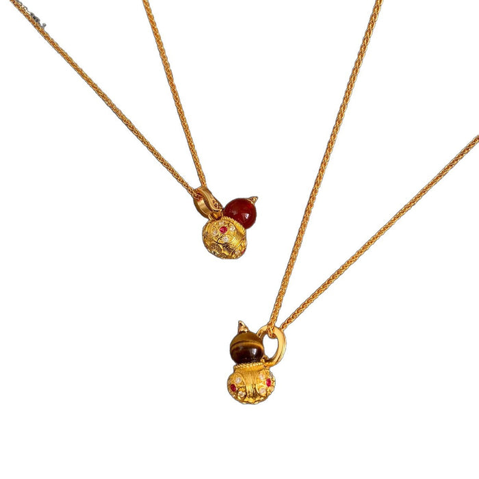 Wholesale Sachet,  gourd,  tiger eye,  lucky bead,  sweater chain