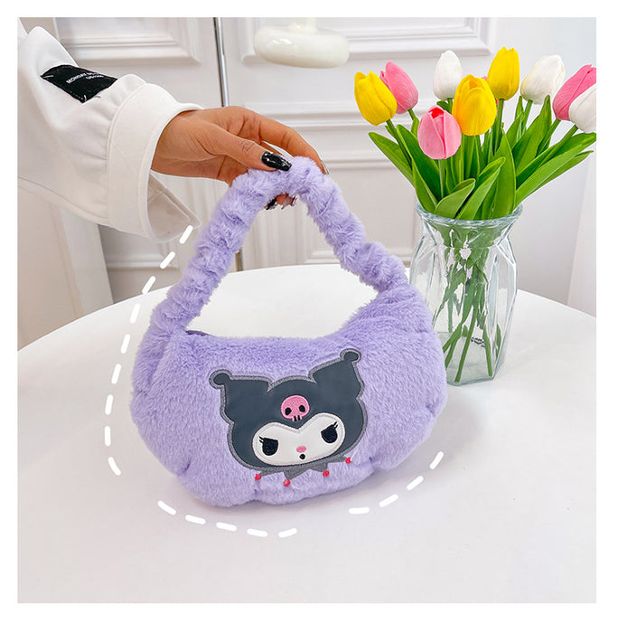 Wholesale Plush and cute cartoon handbags