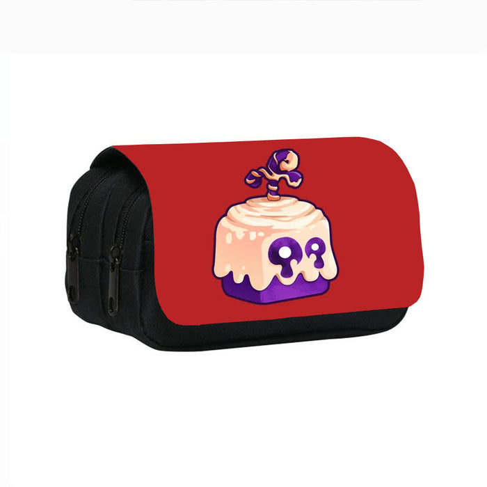 Wholesale printed double-layer pencil case pencil stationery box